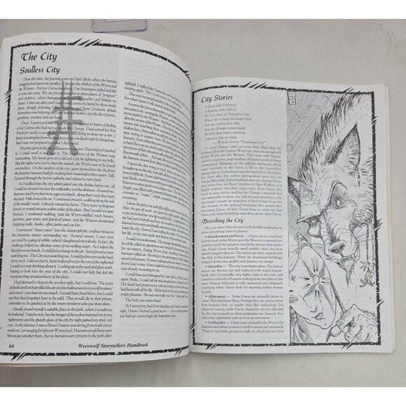 Werewolf Storytellers Handbook, Werewolf the Apocalypse - White Wolf WW3205 1994 - Picture 10 of 11